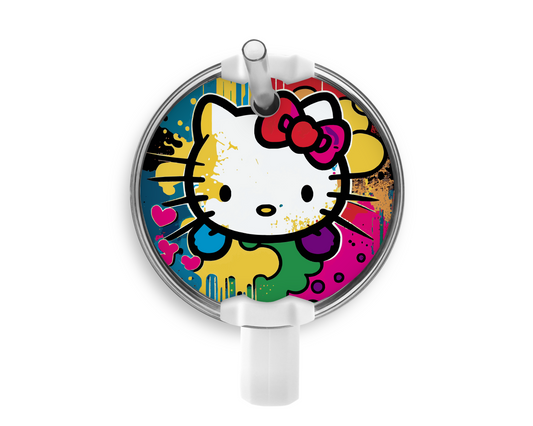 Rainbow Kitty Tumbler Plate