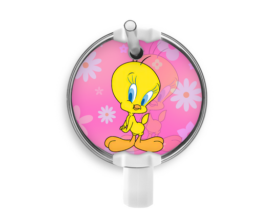 Tweety Tumbler Plate | Pink